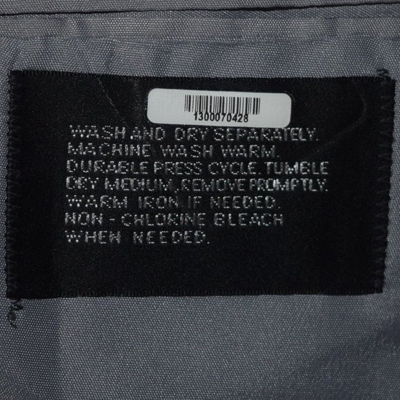 REED ST JAMES Men's Suit Jacket Coat 46L Pants Sz 36 x 30 Gray Pin-Stripe - Picture 12 of 16